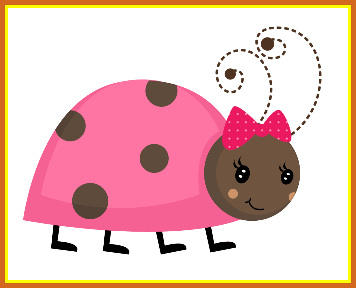 Amazing Ladybug Baby Clip Art Back U Gallery For Pink - Clipart Lady Bug (1137x920)