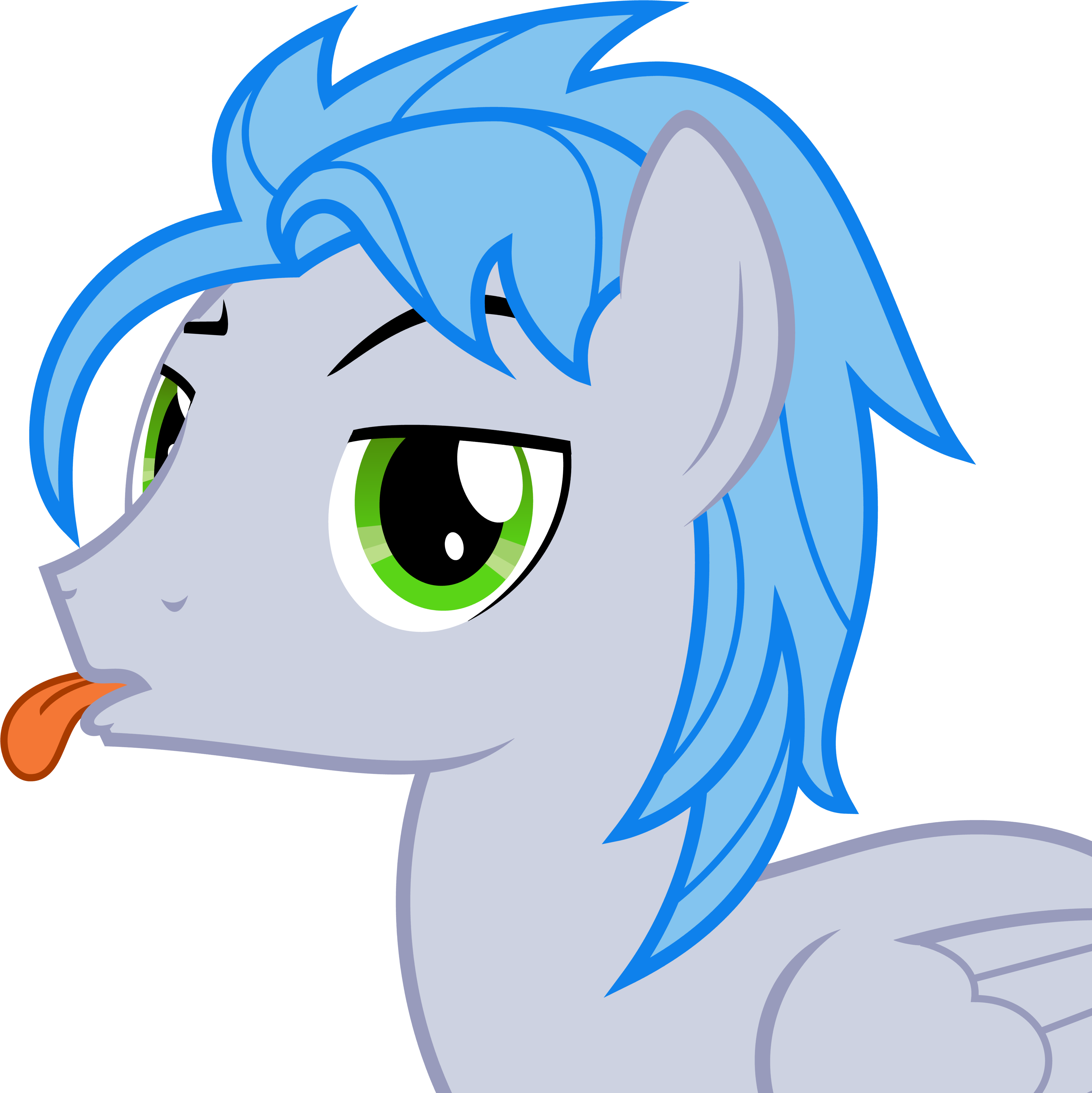 Blowing Raspberries By Delphince - Cartoon Raspberry Blowing (3797x3799)