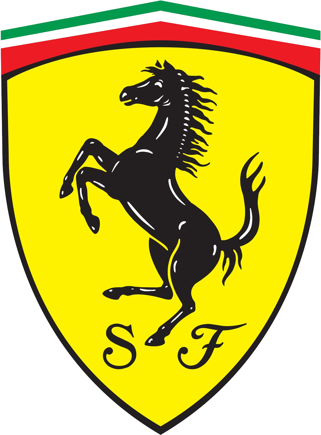 Horse Clipart Ferrari - Ferrari Logo Png (768x1024)