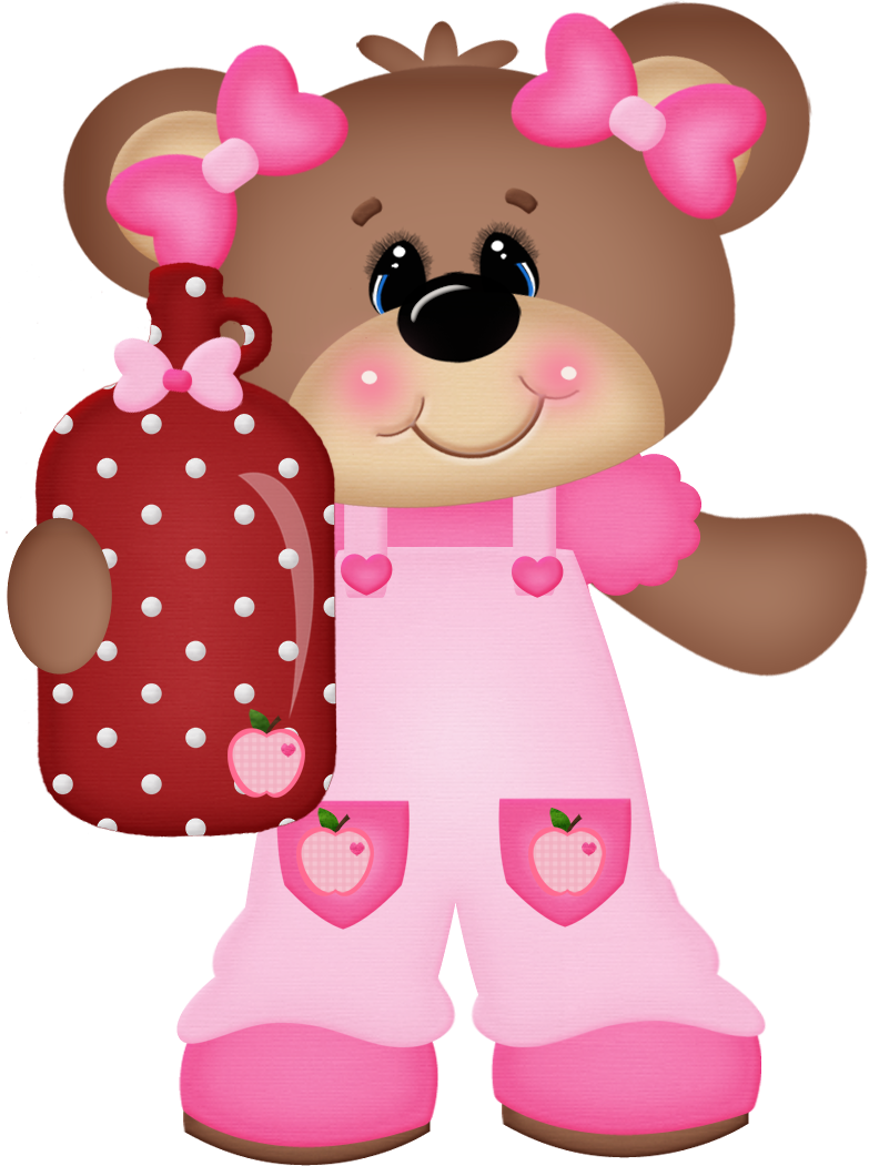 Ursinhos E Ursinhas - Imagenes De Ositas Animadas (783x1051)