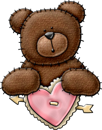 Arana Альбом «scrap Kits / Scrap Kits / Sk Valentine - Teddy Bear (394x499)