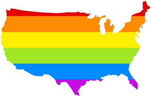 Canada And Usa Map Cliparts - Canada And Usa Map Cliparts (500x324)