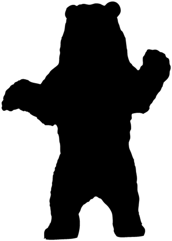 Grizzly Bear American Black Bear Brown Bear Silhouette - Silhouette Of A Bear (800x800)