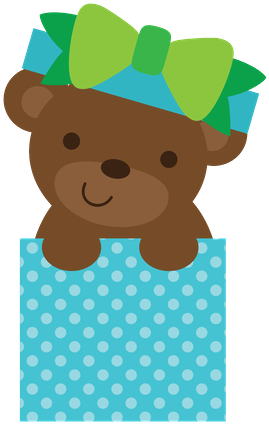 Ursinhos E Ursinhas - 2 Little Bears Clipart Printable (286x441)