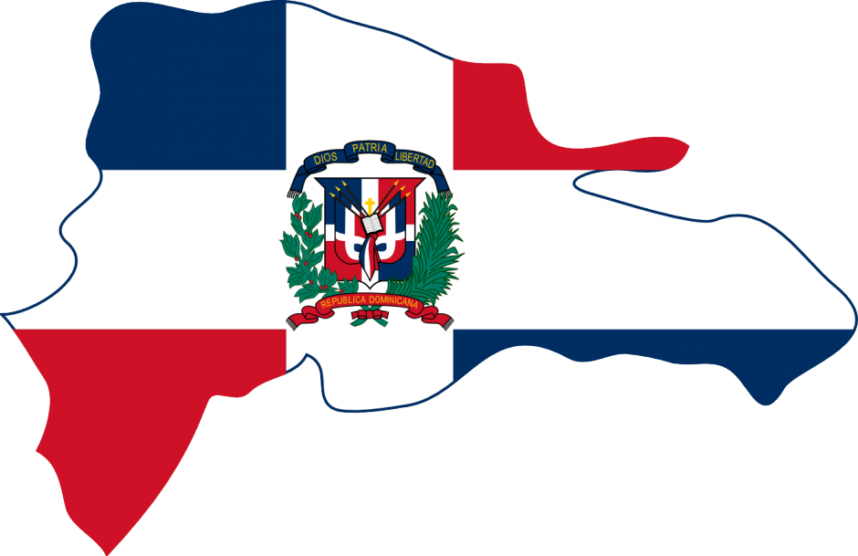 Dominican Republic Peace Symbol Flag 5 Twee Peacesymbol - Dominican Republic Island Flag (940x609)
