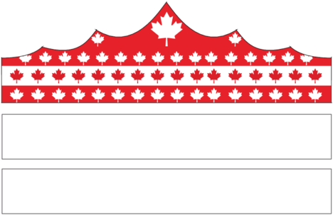 Canada 150 Printable Flags, Invitations, Party Decorations, - Maple Leaf (500x386)
