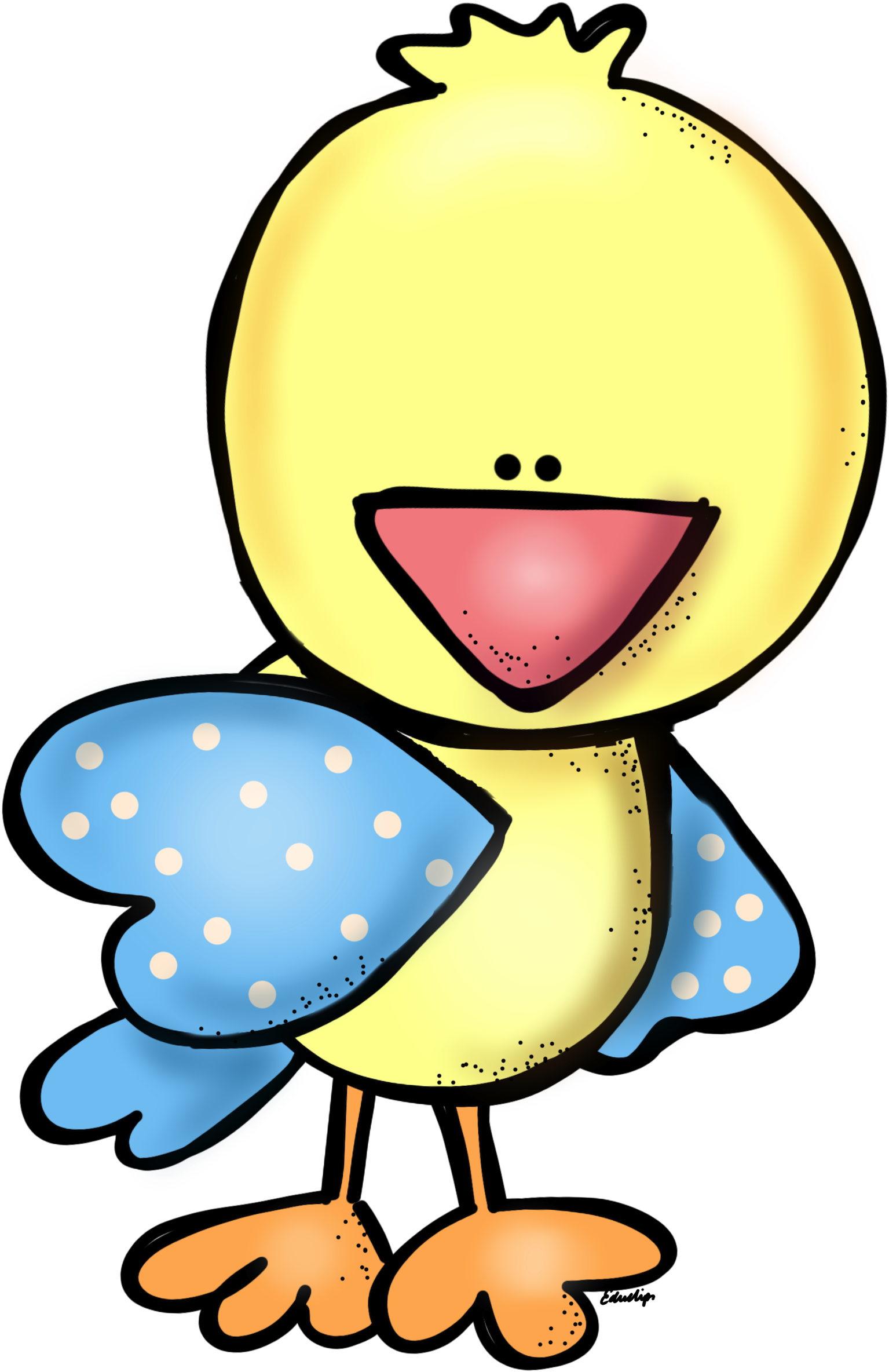 Craft - Melonheadz Bird Clipart (1576x2400)