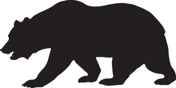 Clip Art - Forest Animal Animal Silhouettes (600x300)
