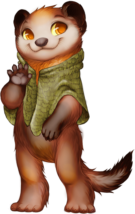 Brown Bear Black And White Cliparts - Furry Fandom (500x722)