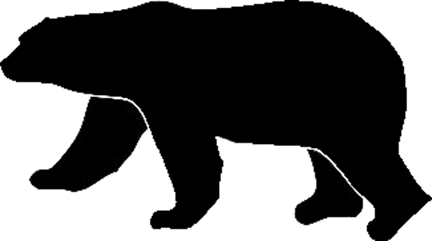 Isbjorn1 - - Polar Bear Silhouette (625x350)