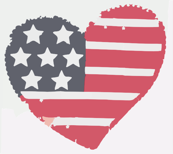 American Heart Clip Art (600x535)