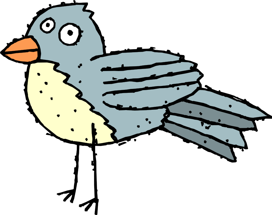 Small Cartoon Bird (900x711)