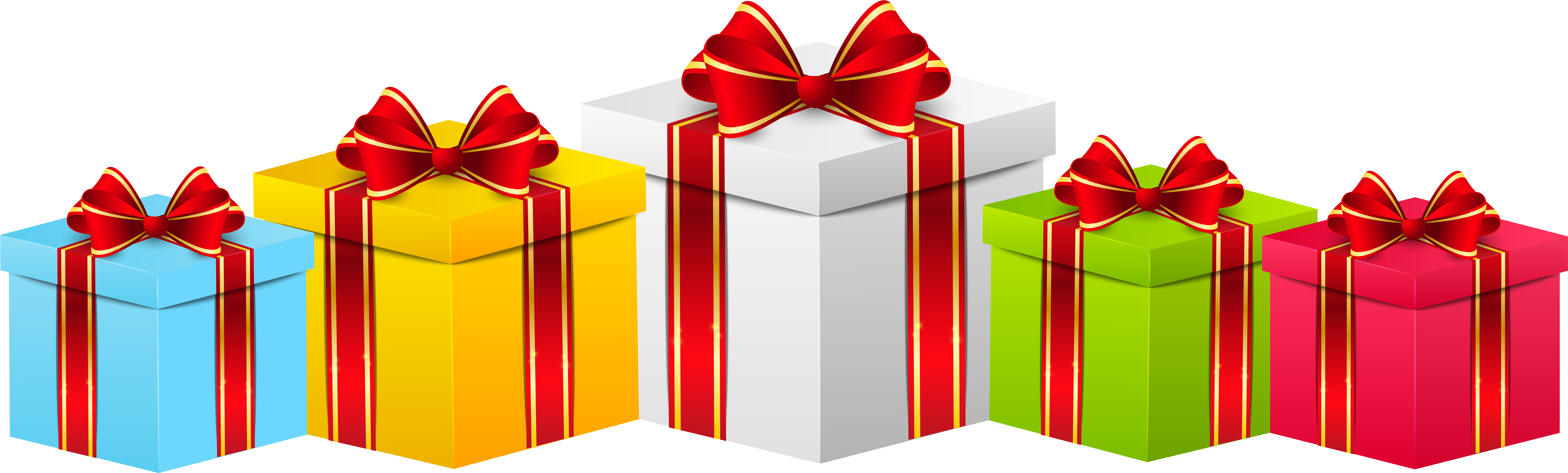 A Gift Cliparts - Clip Art (8000x2533)
