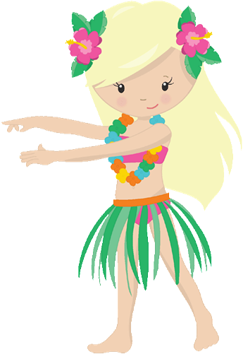 Hawaiian Aloha Tropical - Luau (600x512)