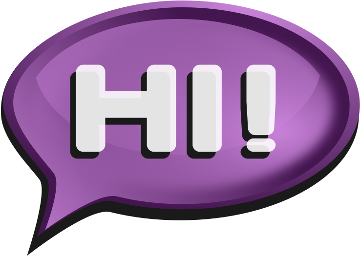 Word Bubble Clip Art - Hi Clip Art (800x559)
