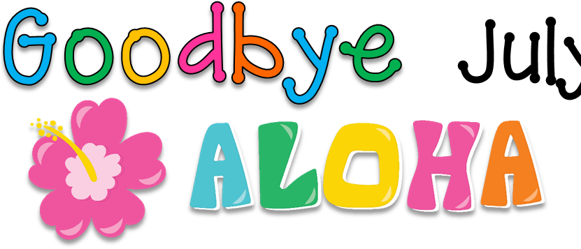 Crayons & Cuties In Kindergarten - Good Bye July Hello August (831x357)