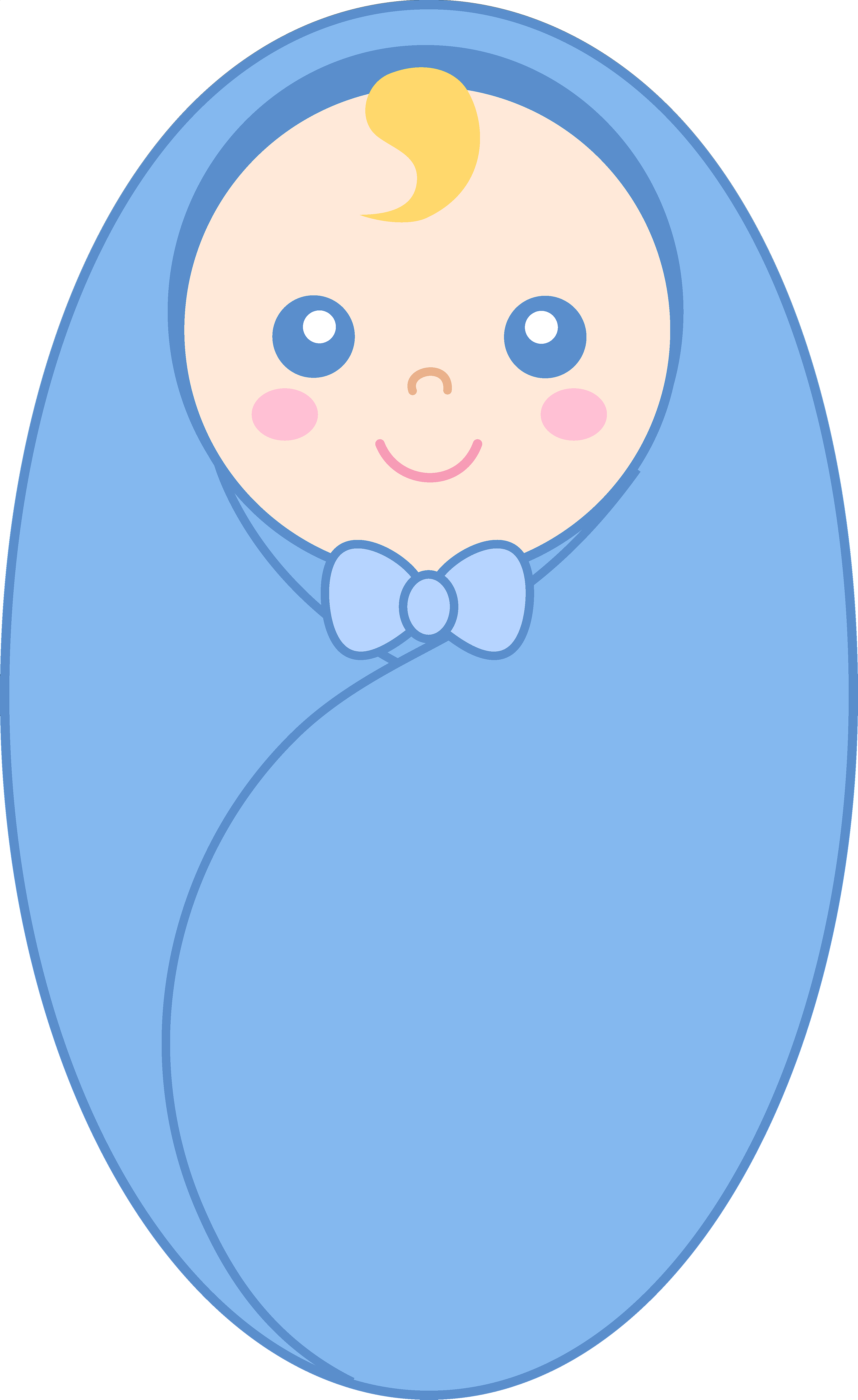 Baby Boy Free Clipart Clip Art Printable And Swaddled - Baby In Blanket Clipart (3847x6274)