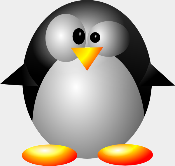 Crazy Penguin Clip Art (600x569)