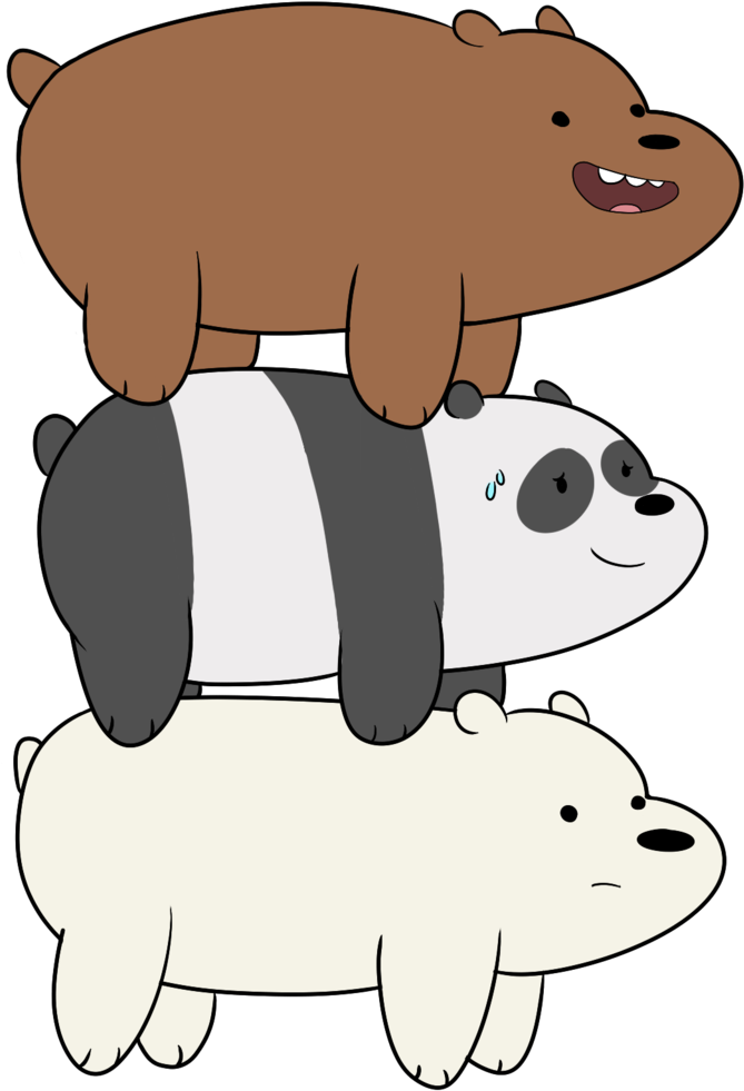 We Bare Bears By Tokaliz - Ice Bear T Shirt (1024x1024)