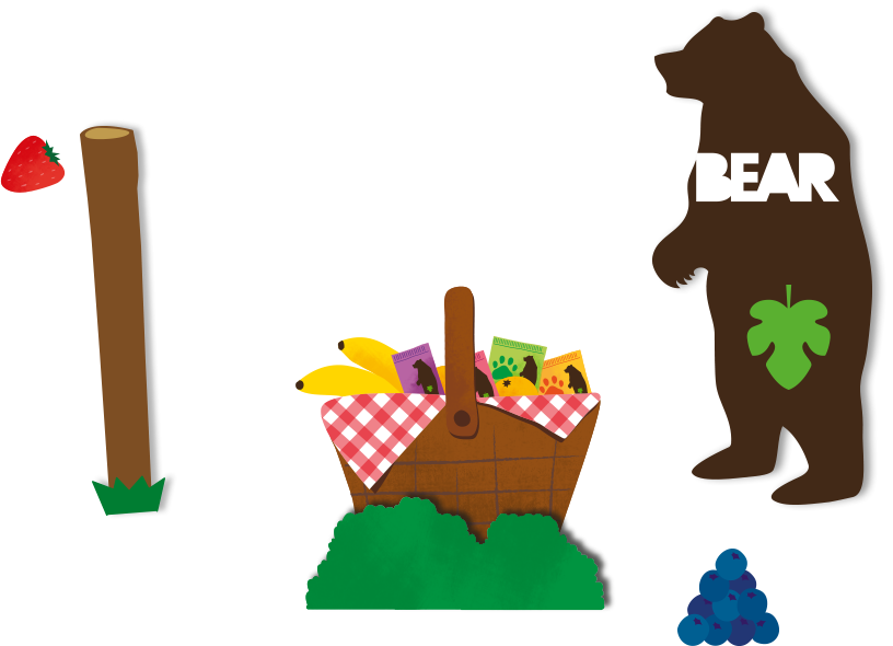 Grrreat Tasty Foods Made From Just Gently Baked Fruit - Bear Yoyo (816x590)