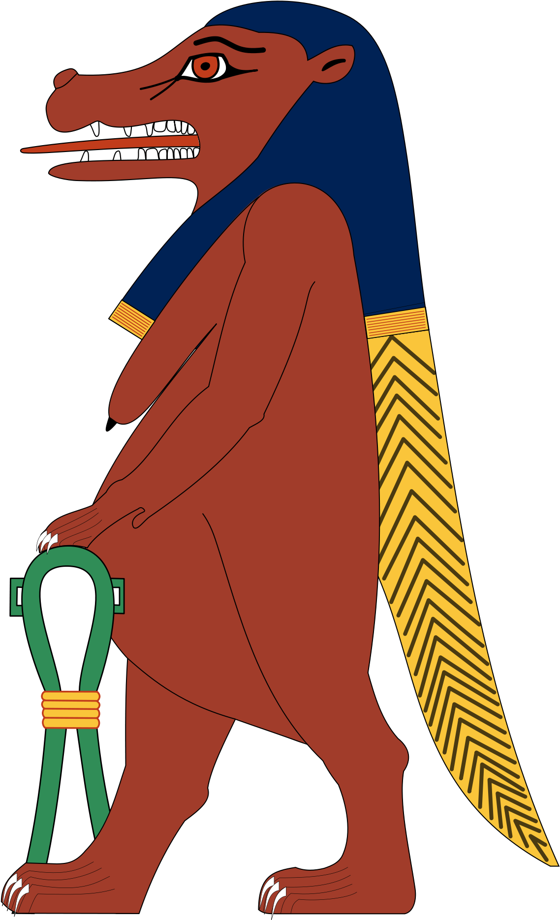 Egyptian Hippo Goddess (1200x1914)