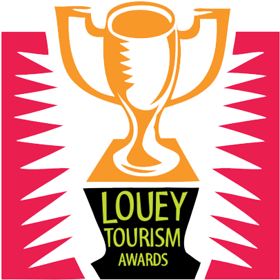 Louey Award Logo, - Doubletree By Hilton Hotel Lafayette (421x432)