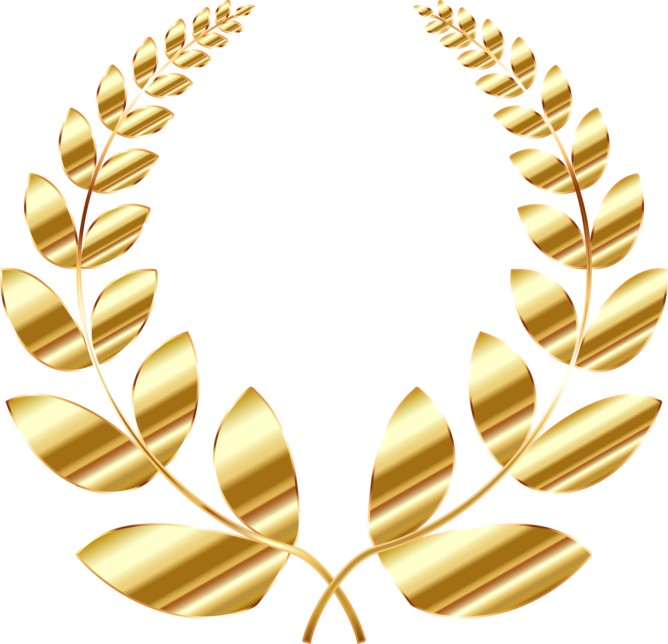 Laurel Wreath - Golden Laurel Wreath Transparent (2340x2257)