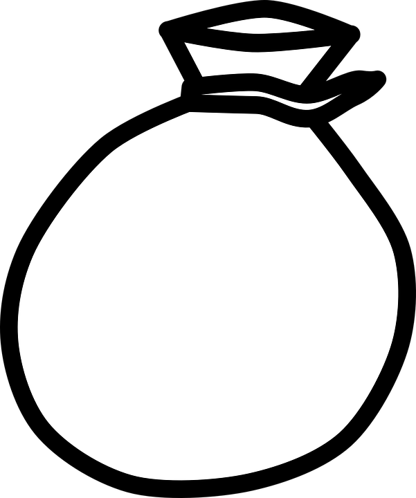 Purse Clipart Blank - Empty Bag Clipart (601x720)