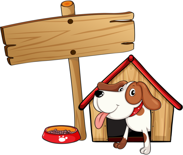 Perro En Su Casita Animado (600x507)
