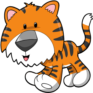 Tiger Cub Wall Decal - Meaning Of A Tiger (392x368)