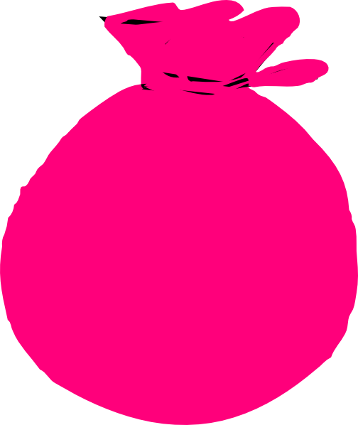Bag Clipart Pink Bag - Bag Clipart Pink Bag (504x598)