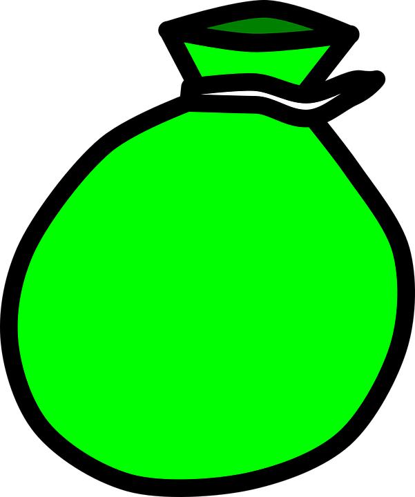 Purse Clipart Blank - Bags Of Wool Clipart (601x720)