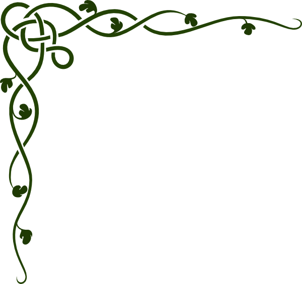 Olive Clipart Border - Shamrock Border (600x565)