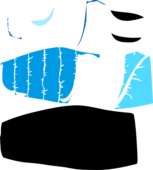 Sleeping Bag Clip Art - Sleeping Bag (540x597)