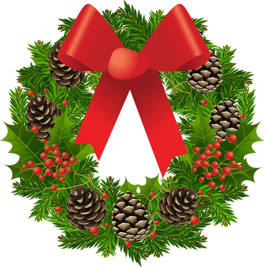 Christmas Wreath Pictures Clip Art Free Cliparts That - Christmas Reef Clip Art (888x900)
