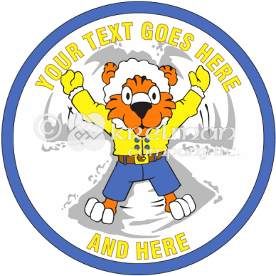 K2014 Tiger Making Snow Angel - Hole In The Wall Gang (400x400)