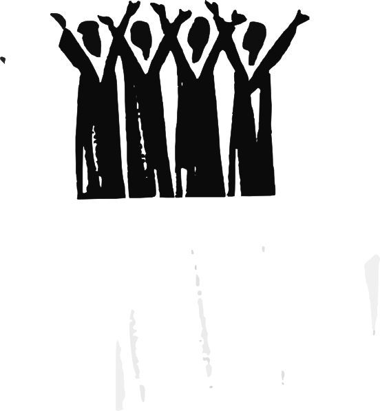 Praise Clip Art At Clker - Deuteronomy 5 12 15 (552x597)