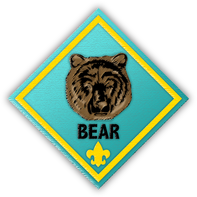 Cub Scouts Bear Badge (682x682) Png Clipart Download