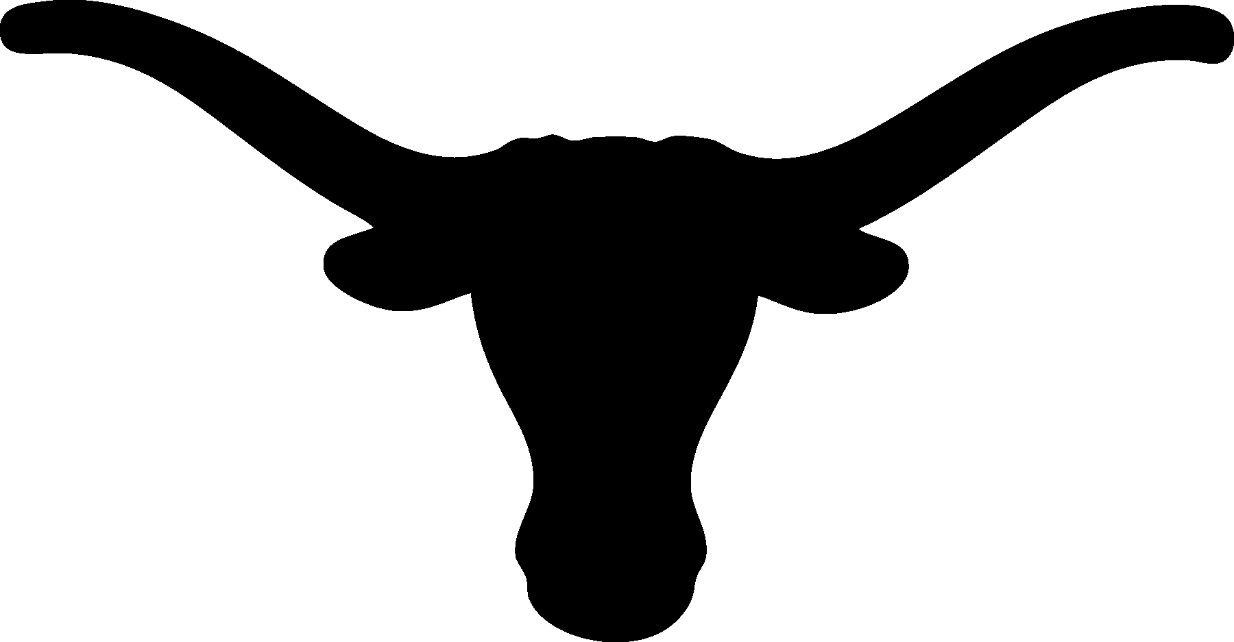 [ Img] - Texas Longhorns Logo Black (1800x937)