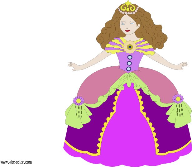 Download Bitmap Clipart Welcome Princess - Princess Clipart (822x567)