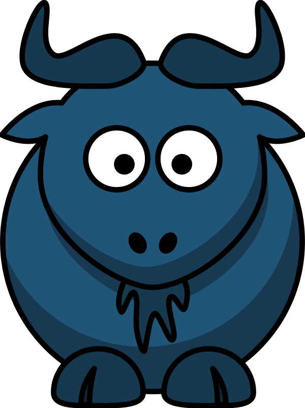 Bull Cartoon Funny - Funny Blue Bulls Cartoons (600x803)