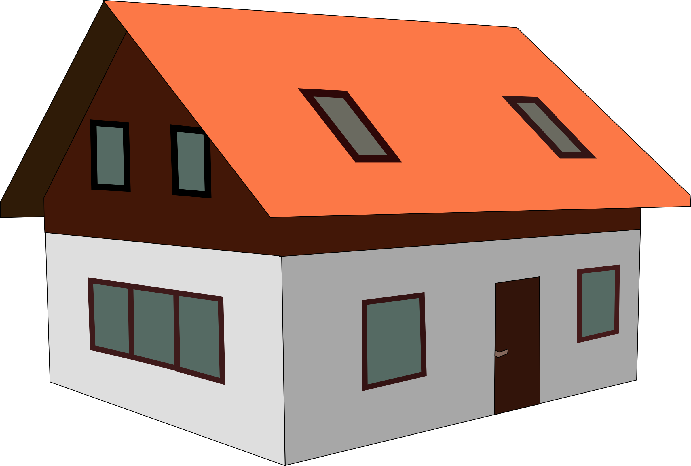 Transparent House Cliparts - Home Clipart (2400x1620)