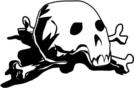 Skull And Crossbones Png Images - Skull And Crossbones (600x410)