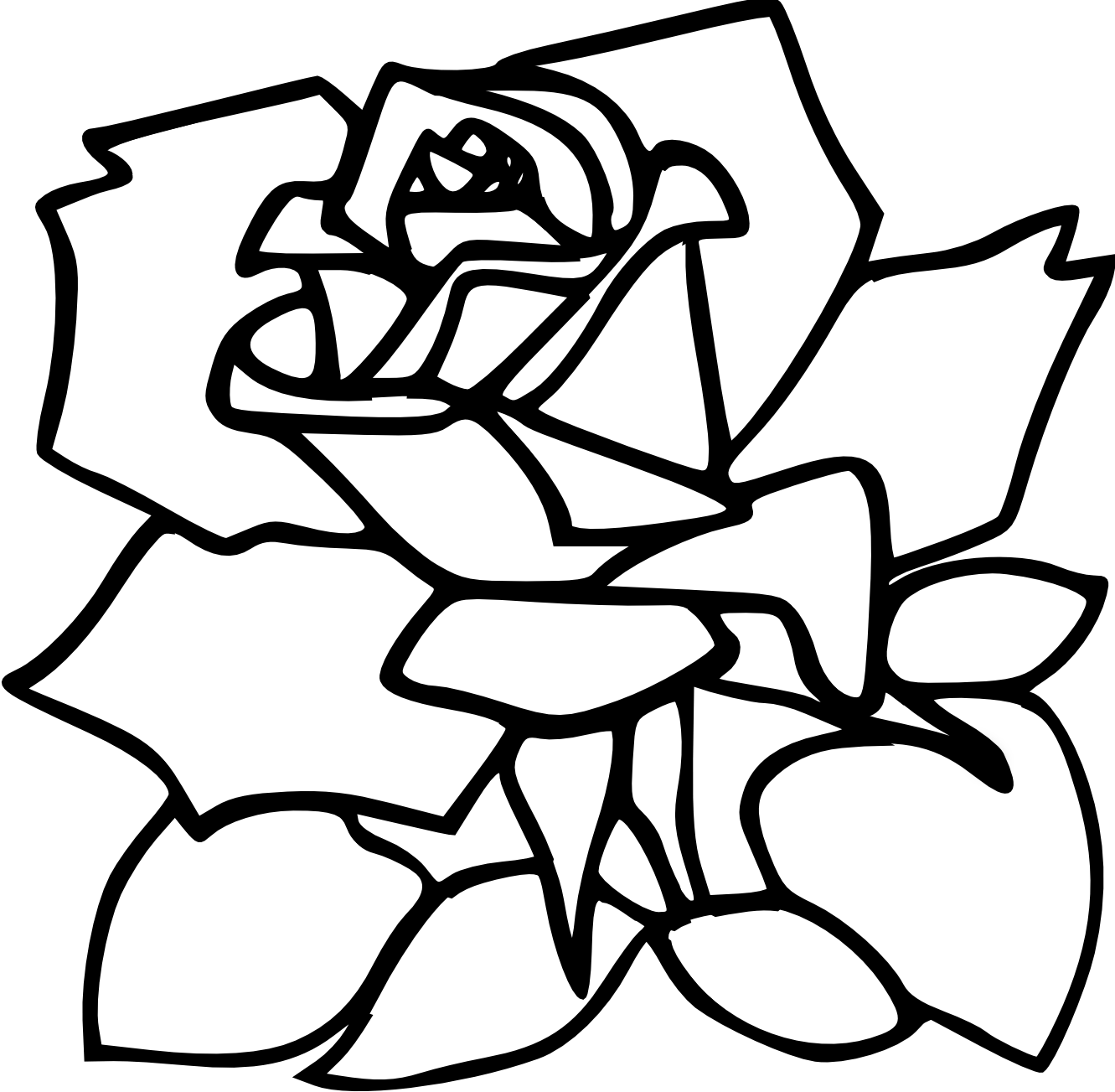 Red Rose Clip Art - Rose Clip Art (1331x1303)