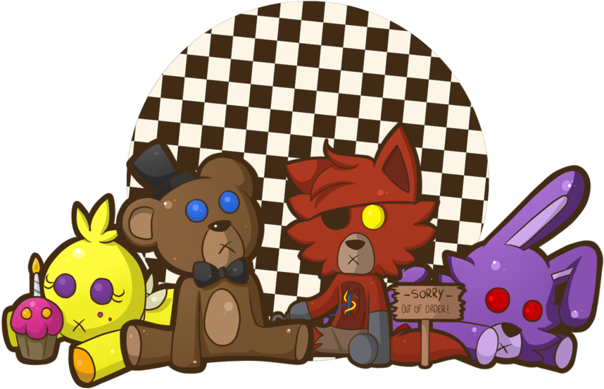 Five Nights At Build A Bears By Issavdead - Cars Theme Cupcake Toppers (1024x701)
