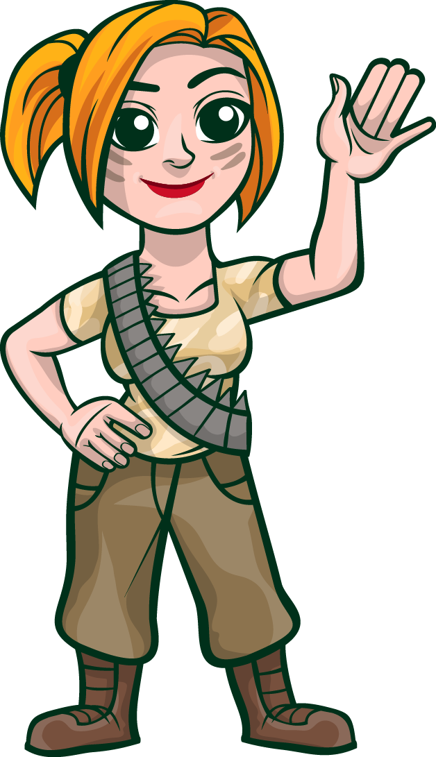 Free Give Thanks Cliparts, Download Free Clip Art, - Female Soldier Clipart (628x1091)