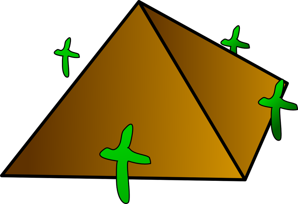 Free Vector Pyramid Clip Art - Pyramid Clip Art (1024x704)