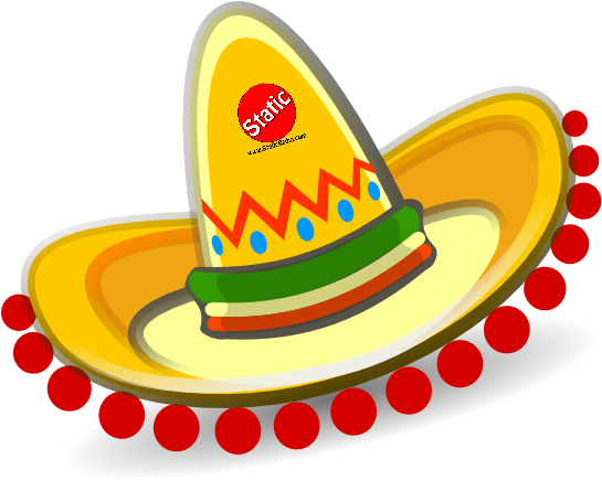 Cheap-amigo - Mexican Hat Clip Art (600x600)