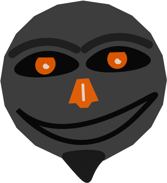 Orange Smile Png Images - Cartoon (636x900)