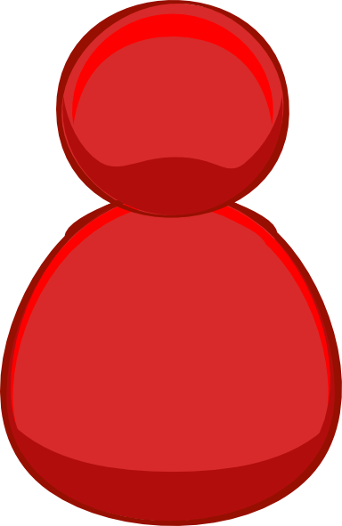 Edit User Cliparts - Red Person Icon Png (384x591)